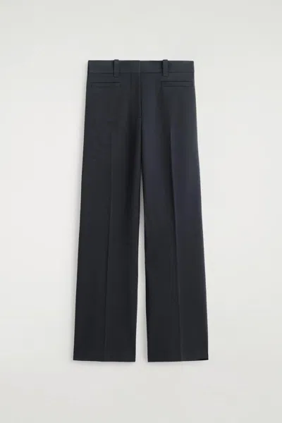 Cos Milano Straight-leg Pants In Blue