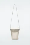 Cos Mini Bucket Bag - Mesh In Gray