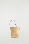 Cos Mini Bucket Bag - Straw