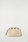 Cos Mini Cavatelli Clutch Bag - Straw