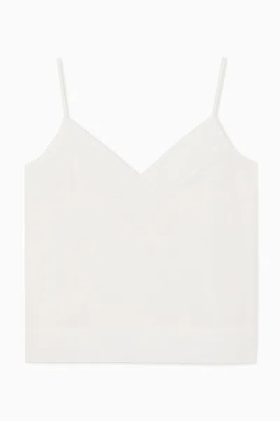 Cos Minimal Cami Top In White