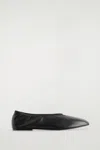 Cos Minimal Leather Ballet Flats