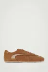 Cos Minimal Suede Trainers In Yellow