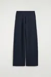 Cos Modal-jersey Pants In Blue