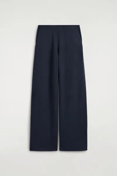 Cos Modal-jersey Pants In Blue
