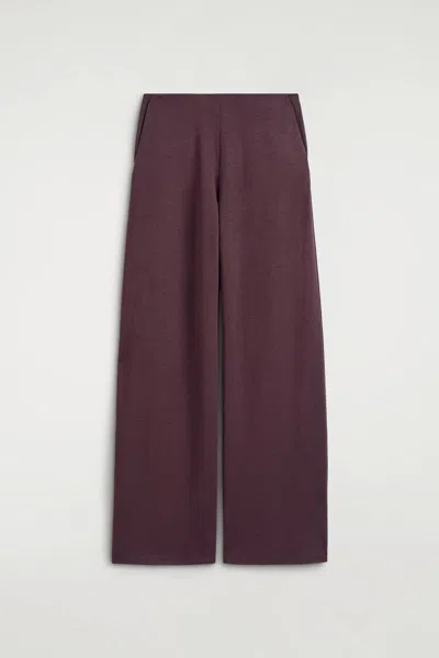 Cos Modal-jersey Pants In Red