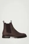 Cos Nubuck Leather Chelsea Boots In Brown