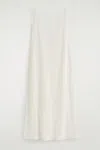 Cos Open-side Sheer Tunic In White