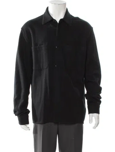 Pre-owned Cos Overcoat In Black
