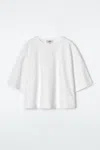 Cos Oversized Boxy T-shirt In White