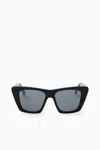 Cos Oversized Cat-eye Sunglasses In Blue