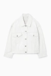 Cos Oversized Denim Jacket In White