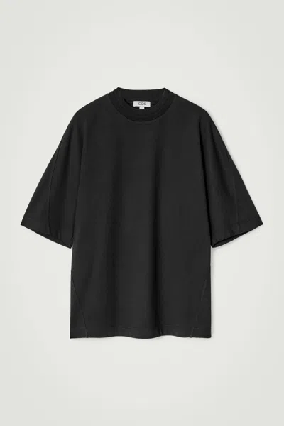 Cos Oversized Heavyweight Mock-neck T-shirt