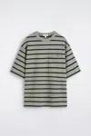 Cos Oversized Heavyweight T-shirt In Green
