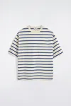 Cos Oversized Heavyweight T-shirt In Multi