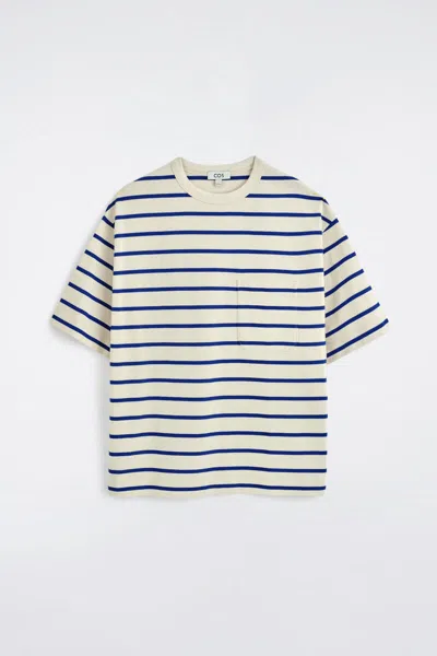 Cos Oversized Heavyweight T-shirt In Multi