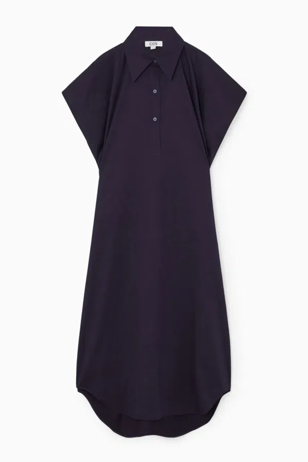 Cos Oversized Maxi Shirt Dress In Blue | ModeSens