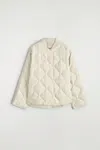 Cos Oversized Quilted Jacket In Neutral