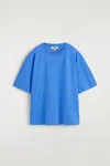 Cos Oversized T-shirt In Blue