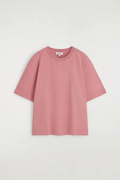 Cos Oversized T-shirt In Pink