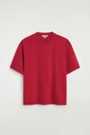 Cos Oversized T-shirt In Red