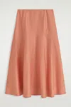 Cos Panelled A-line Midi Skirt