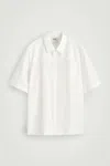 Cos Panelled Pinstriped Shirt