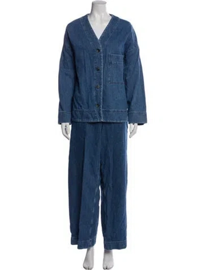 Pre-owned Cos Pant Set In Blue