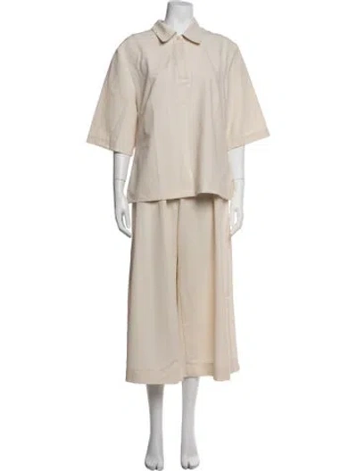 Pre-owned Cos Pant Set In Neutrals