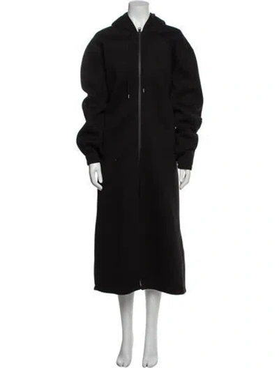 Pre-owned Cos Parka In Black