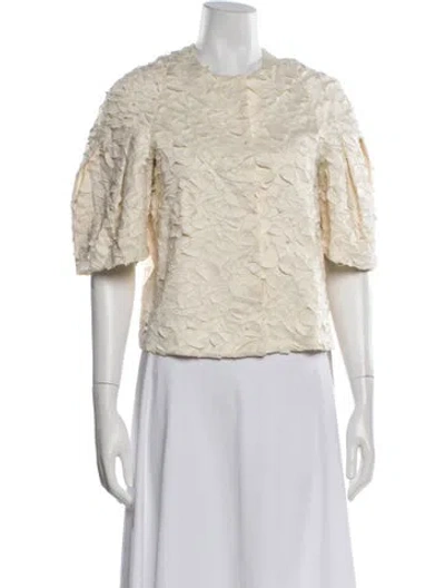 Pre-owned Cos Patterned Jacket In Neutrals