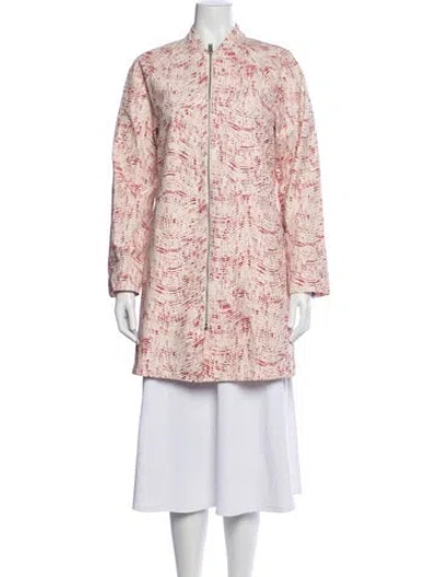 Pre-owned Cos Patterned Jacket In Pink