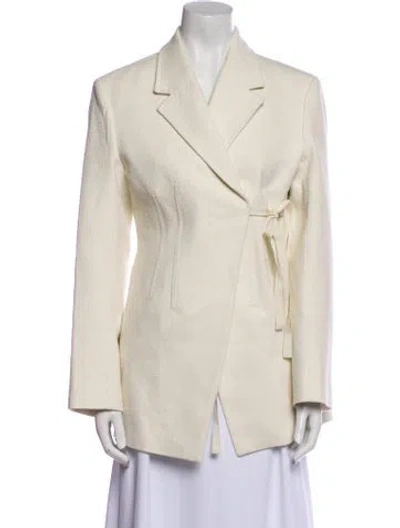 Pre-owned Cos Peacoat In Neutral