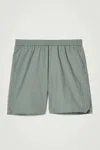 Cos Pima Cotton Elasticated Shorts In Green