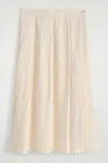 Cos Pleated A-line Midi Skirt