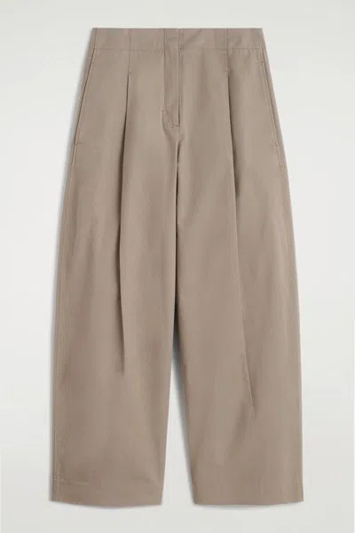 Cos Pleated Barrel-leg Chinos