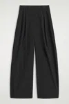 Cos Pantalon Large À Plis En Coton