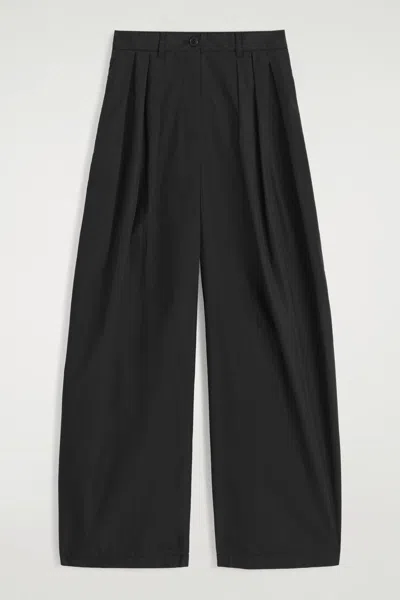 Cos Pantalon Large À Plis En Coton