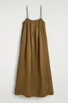 Cos Pleated Fluid Maxi Dress