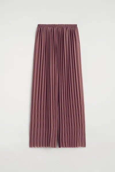 Cos Pleated Georgette Pants In Multi