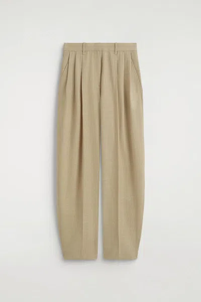 Cos Pantaloni A Tulipano Con Pinces In Beige