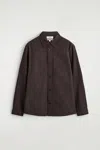 Cos Pocket-detail Cotton Shirt In Marrone In Brown