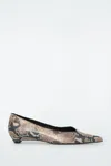 Cos Pointed Leather Kitten-heel Pumps In White
