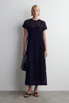 Cos Pointelle-knit Cotton Maxi Dress