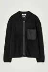 Cos Polar Fleece Liner Jacket In Black