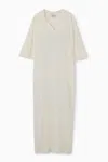 Cos Polo Maxi Dress In White