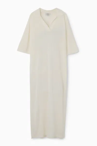 Cos Polo Maxi Dress In White