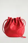 Cos Pomme Crossbody Bag - Leather In Red