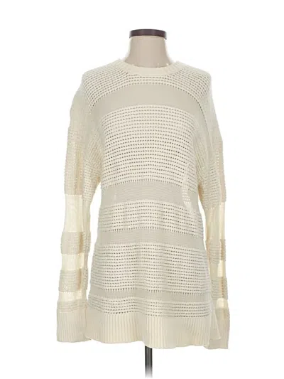 Pre-owned Cos Pullover Sweater In White