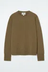 Cos Pure Cashmere Jumper In Beige